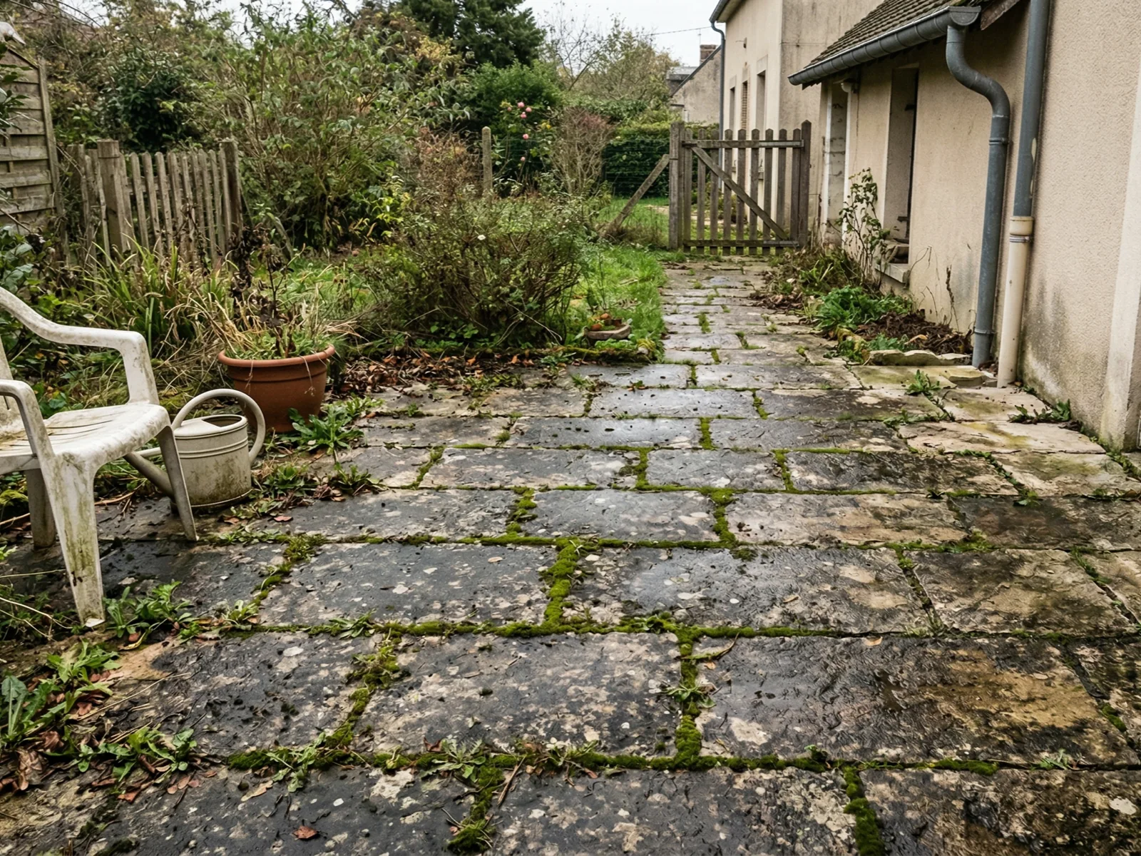 Avant — Lavage haute pression